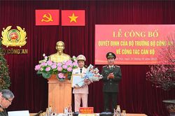 Công bố Quyết định nhân sự Chánh Văn phòng Bộ Công an