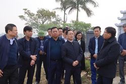 Huyện Mê Linh: 100% ngôi mộ thuộc Vành đai 4 đã được di chuyển