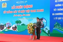 Bộ Công an phát động Tết trồng cây năm 2023