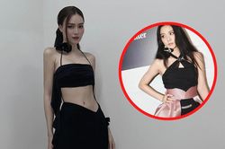Ninh Dương Lan Ngọc thả dáng với trang phục 'đen toàn tập', được ví von giống hệt Jisoo (Blackpink)