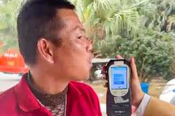 Tài xế xe khách vi phạm nồng độ cồn 'kịch khung' trên cao tốc Nội Bài-Lào Cai