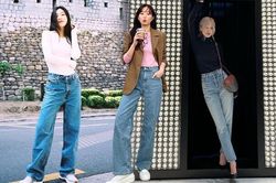 4 kiểu quần jeans được sao Hàn diện mãi không chán