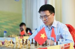 Kỳ thủ Lê Quang Liêm tụt 2 bậc trên bảng xếp hạng thế giới