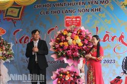 Chương trình 'Trang thơ hội làng' tại Yên Mô