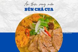 Trưa nay ăn gì: Thưởng thức bún chả cua Huế thơm lừng, dậy vị