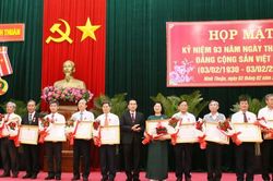 Ninh Thuận: Họp mặt kỷ niệm 93 năm Ngày thành lập Đảng Cộng sản Việt Nam