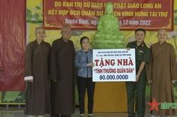 Nhà tình nghĩa quân dân nơi biên giới