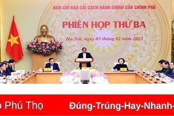 Thủ tướng Chính phủ chủ trì Phiên họp thứ Ba Ban Chỉ đạo Cải cách hành chính của Chính phủ