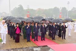 Lãnh đạo Đảng, Nhà nước vào Lăng viếng Chủ tịch Hồ Chí Minh
