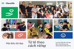 Chiến dịch 'Một điều tốt đẹp' khuyến khích việc tử tế của nhân viên Manulife Việt Nam