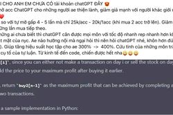 Chưa về đến Việt Nam, tài khoản ChatGPT đã được rao bán tràn 'chợ mạng'