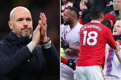 Casemiro bị thẻ đỏ hại MU, Erik ten Hag không mắng còn khen một điều