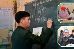 Lớp học 'đặc biệt' ở Nậm Giang 2