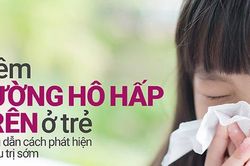 Nhận biết và dự phòng nhiễm khuẩn đường hô hấp trên ở trẻ em