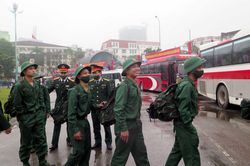 Hàng nghìn thanh niên ở Quân khu 1 đã lên đường nhập ngũ