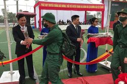 Rộn ràng ngày hội giao quân tại huyện Thanh Oai