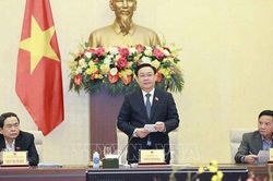 Chủ tịch Quốc hội chủ trì cuộc làm việc với Thường trực các cơ quan của Quốc hội