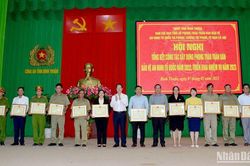 Bình Thuận có 9 địa phương xuất sắc trong phong trào Toàn dân bảo vệ an ninh Tổ quốc năm 2022