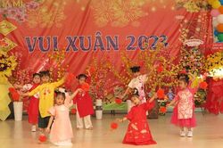 Trường Mầm non Họa Mi Nha Trang tổ chức chương trình 'Vui Xuân Quý Mão' năm 2023