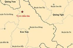 Kon Tum lại liên tiếp xảy ra động đất