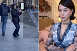Phương Oanh khoe cảnh hậu trường chụp ảnh Shark Bình, tự gọi mình là 'ma vô diện'