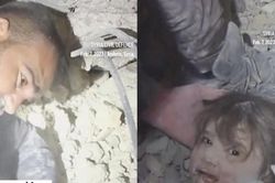 Syria: xúc động cảnh người cha tìm thấy con gái trong đống đổ nát