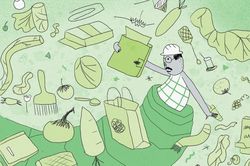 Bố tôi đánh rơi ví giữa khu chợ đông đúc