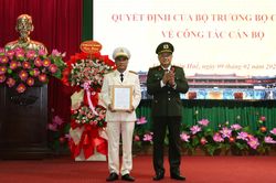 Thượng tá Hồ Xuân Phương làm phó giám đốc Công an Thừa Thiên - Huế