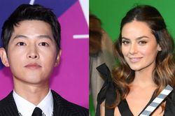 Lộ ảnh Song Joong Ki đi xem phim cùng gia đình vợ Katy Louise Saunders