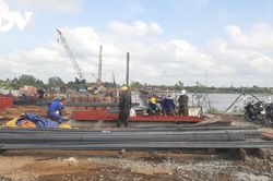 Dự án xây cầu Rạch Miễu 2 chậm do vướng mặt bằng