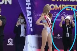 'Nhặt sạn' tại phần thi áo tắm Miss Charm 2023: Góc quay, địa điểm tổ chức thiếu chuyên nghiệp