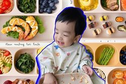 Mẹ đảm ngày nào cũng chế biến cơm ăn dặm đủ 4 nhóm dưỡng chất cho con