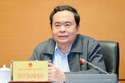 Phó Chủ tịch Thường trực Quốc hội Trần Thanh Mẫn làm việc với Văn phòng Quốc hội