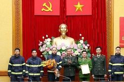 Bộ Công an tổ chức Lễ xuất quân Đoàn công tác đi cứu nạn cứu hộ tại Thổ Nhĩ Kỳ