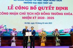 Trường Đại học Thủy lợi có tân Chủ tịch Hội đồng trường