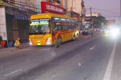 Quảng Nam: Xe khách va chạm với xe máy, 1 người tử vong