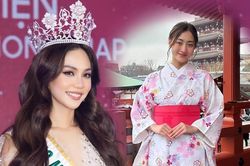 Lương Thùy Linh đẹp chuẩn con gái Nhật Bản: Thi Miss International đi, vương miện hoa anh đào chờ em