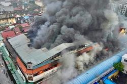 Cháy lớn tại chợ Tam Bạc, Hải Phòng