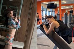 Kỳ Duyên kết thân với chiếc dây 'thần thánh' từng được nhiều sao Việt sử dụng khi tập luyện, bạn đã biết đó là loại dây nào chưa?