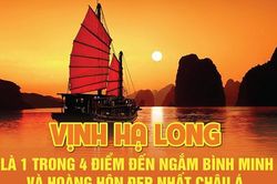 Vịnh Hạ Long vào top điểm ngắm bình minh, hoàng hôn tuyệt vời nhất châu Á