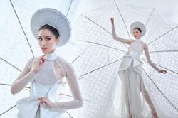 Thanh Thanh Huyền xả hình thiết kế 'Bánh tráng': Liệu có giật được giải Best National Costume?