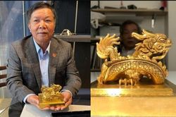 Người Việt mua thành công ấn vàng 'Hoàng đế chi bảo'