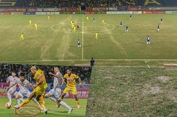 Mặt sân kém chất lượng, CĐV ví V-League như giải cấp làng