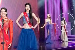 Lần đầu trong lịch sử: Thí sinh Miss Charm đội sẵn vương miện trình diễn dạ hội, có 'tạo nét' quá không?