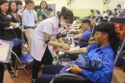 Bát Xát: 370 đơn vị máu được hiến trong ngày hội hiến máu tình nguyện 'Lễ hội xuân hồng' năm 2023