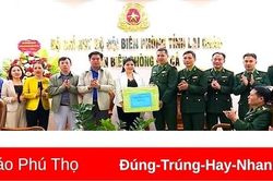 Phù Ninh: Thăm, tặng quà Đồn Biên phòng Mù Cả, huyện Mường Tè, tỉnh Lai Châu