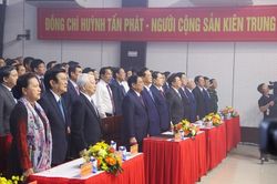 Trọng thể kỷ niệm 110 năm Ngày sinh đồng chí Huỳnh Tấn Phát
