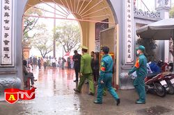 Đấu tranh với các loại tội phạm tại các lễ hội và điểm thờ tự đầu năm