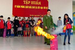 Quận Long Biên chủ động các biện pháp phòng, chống cháy, nổ tại học đường