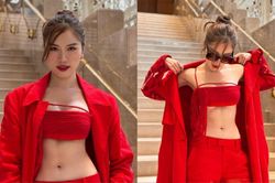 Thanh Thanh Huyền diện váy từ vải vụn: Thông điệp thời trang bền vững giống Hương Ly